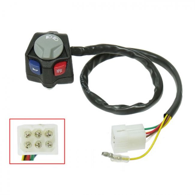 Bloc butoane oprire motor/far/claxon KTM 2T/4T 16-23 Psychic