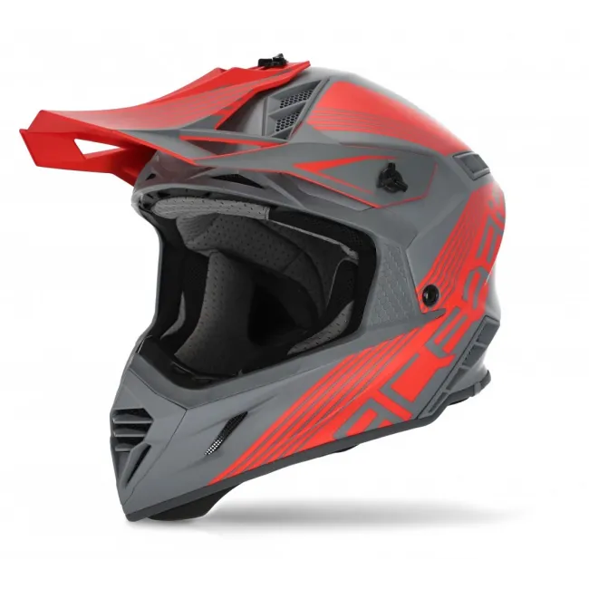 Casca Acerbis X-Track Grey Red