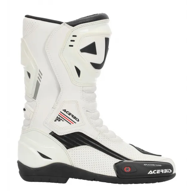 Ghete moto Acerbis Corkscrew White