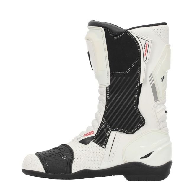 Ghete moto Acerbis Corkscrew White