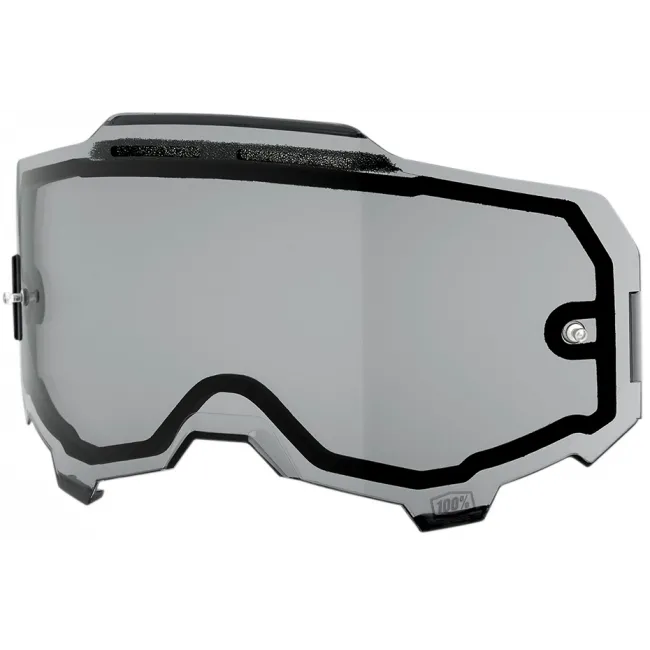 Lentila ochelari 100% Armega/Armatic dubla ventilata smoke