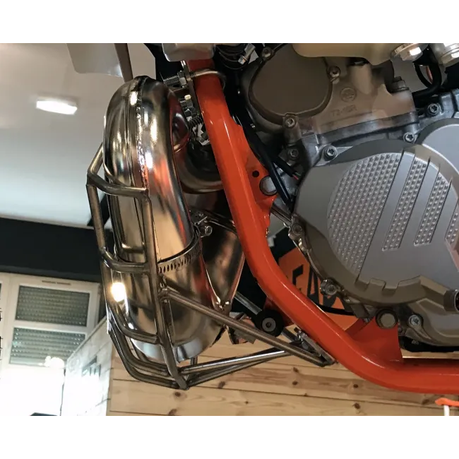 Protectie rezonator KTM/Husqvarna 2T 250-300 17-19 Dowatek Airflow