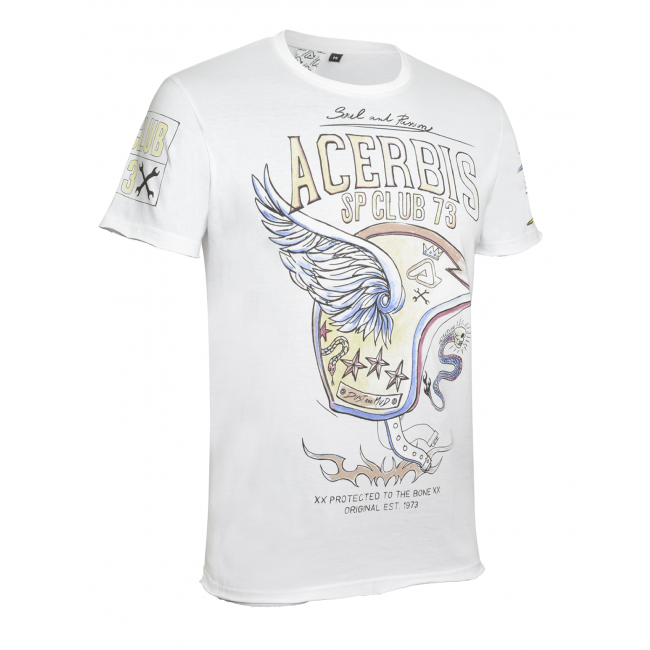Tricou Acerbis Wings White