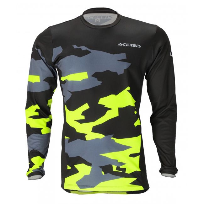 Tricou Acerbis X-Duro Winter Black Yellow