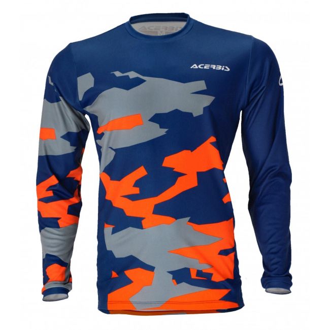 Tricou Acerbis X-Duro Winter Blue Orange