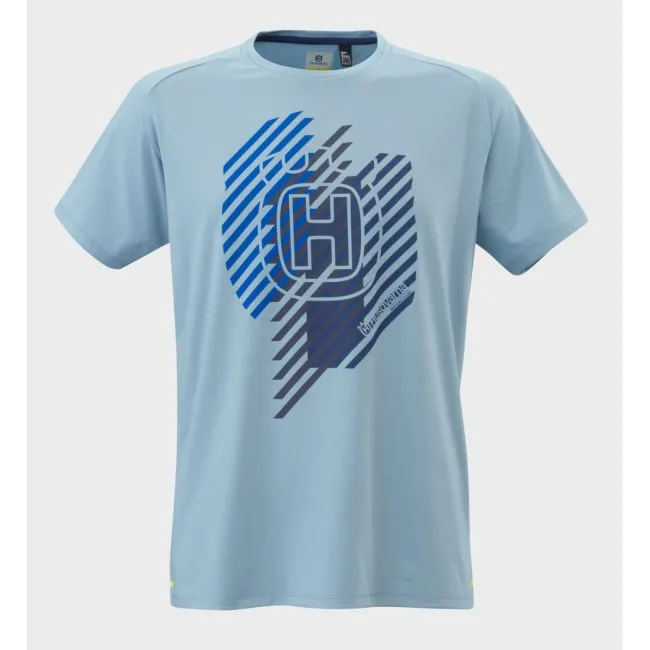 Tricou Husqvarna Remote Light Blue