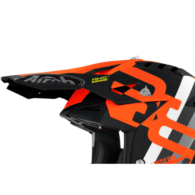 Cozoroc casca Airoh Aviator 3 Rainbow Orange Matt