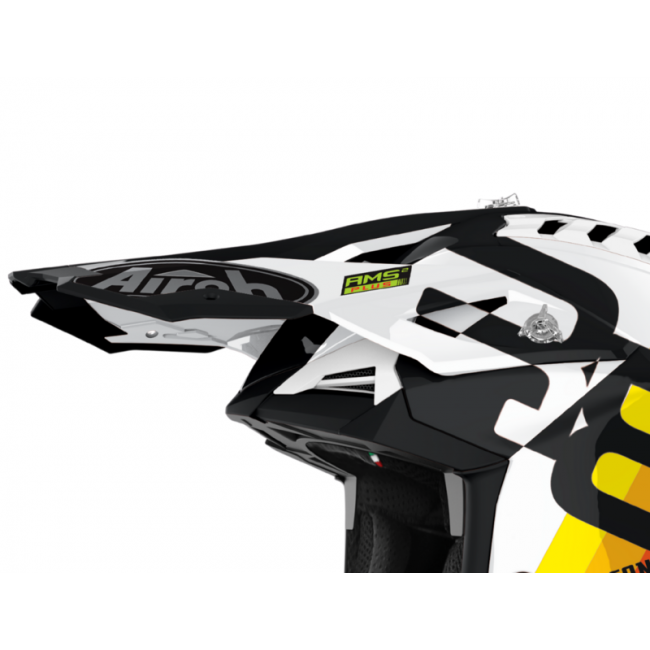 Cozoroc casca Airoh Aviator 3 Rainbow White Gloss