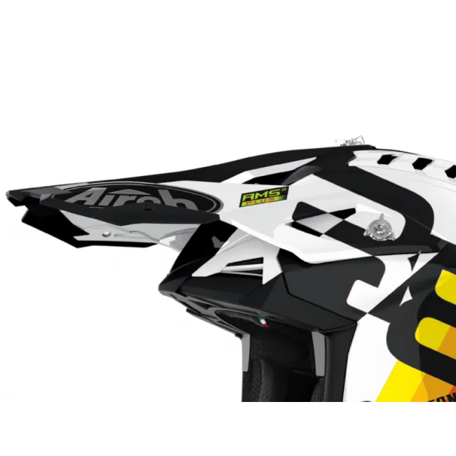 Cozoroc casca Airoh Aviator 3 Rainbow White Gloss