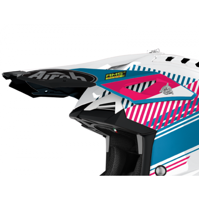 Cozoroc casca Airoh Aviator 3 Wave Pink Chrome