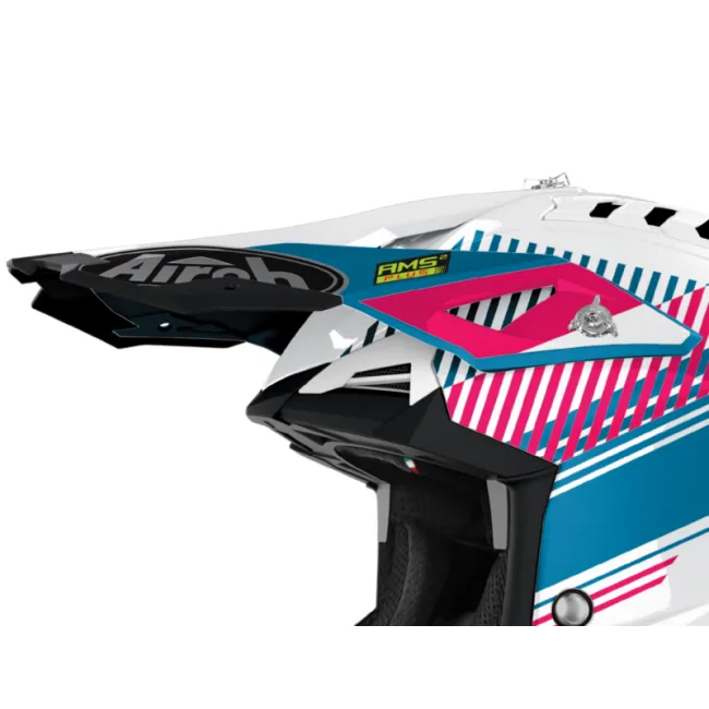 Cozoroc casca Airoh Aviator 3 Wave Pink Chrome