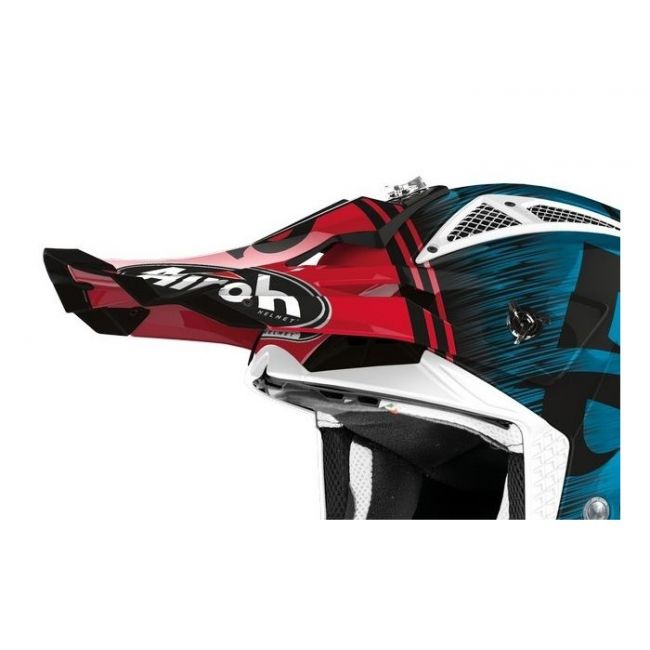 Cozoroc casca Airoh Aviator Ace Kybon Blue Red Gloss