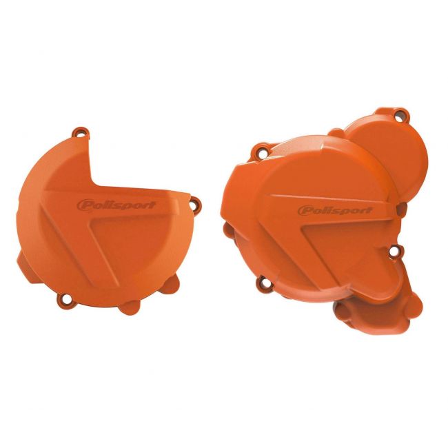 Kit protectii Motor KTM 250/300 EXC 17-22 Polisport Orange