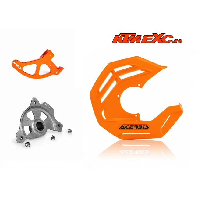 Pachet protectie disc fata+spate KTM 16-22