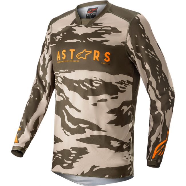 Tricou copii Alpinestars Racer Tactical Camo Sand
