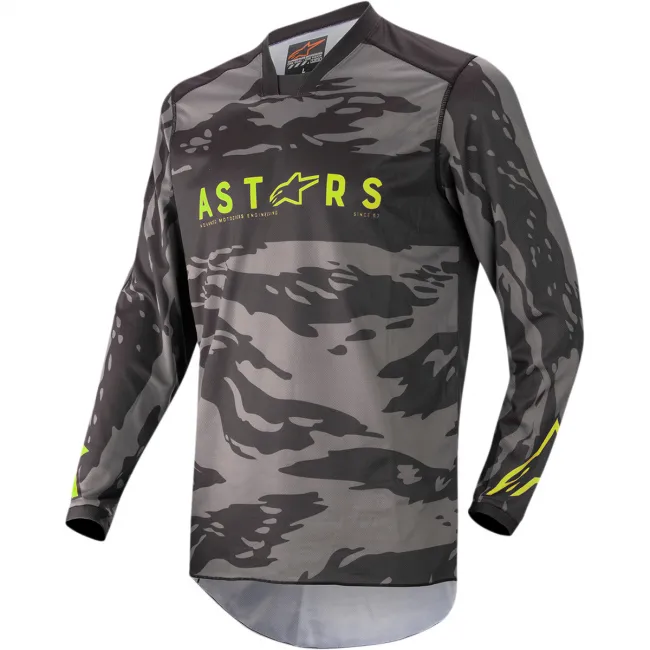 Tricou copii Alpinestars Racer Tactical Camo Yellow