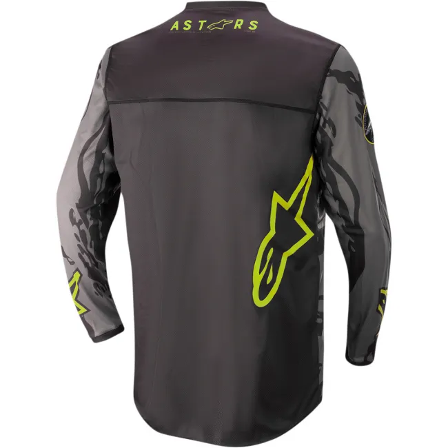 Tricou copii Alpinestars Racer Tactical Camo Yellow
