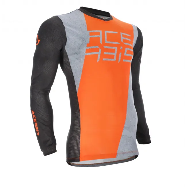 Tricou Acerbis MX J-Track One Orange Grey