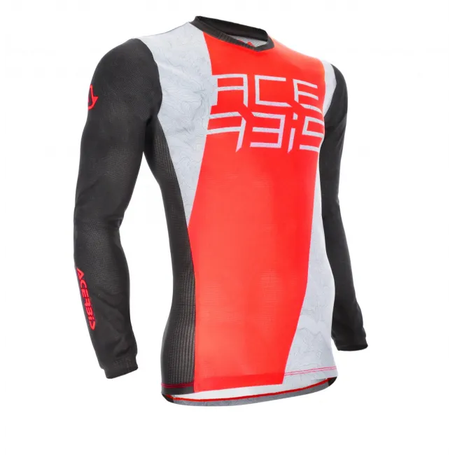 Tricou Acerbis MX J-Track One White Red