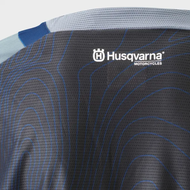 Tricou Husqvarna Gotland Blue Grey