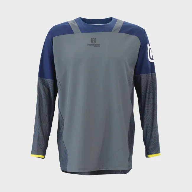Tricou Husqvarna Gotland Grey Blue