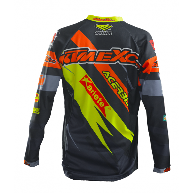Tricou KTMEXC.RO Black Yellow Orange