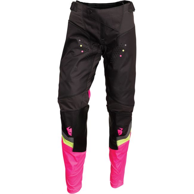 Pantaloni dama Thor Pulse Rev Charcoal Fluo Pink