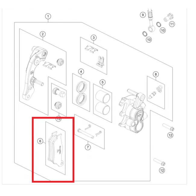 Placute frana fata GasGas 21-22