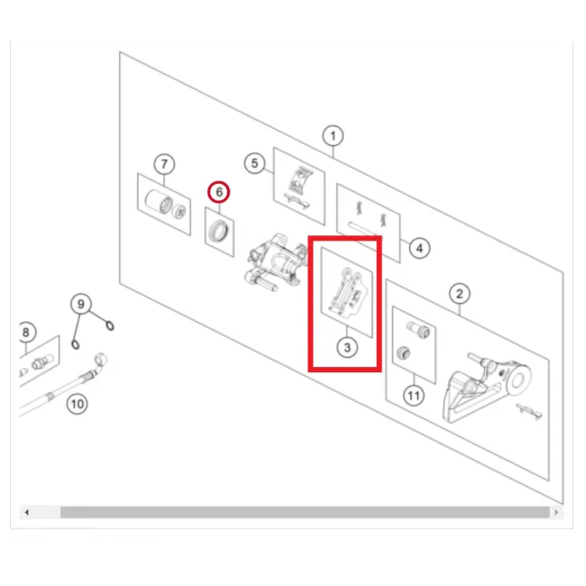 Placute frana spate GasGas 21-22