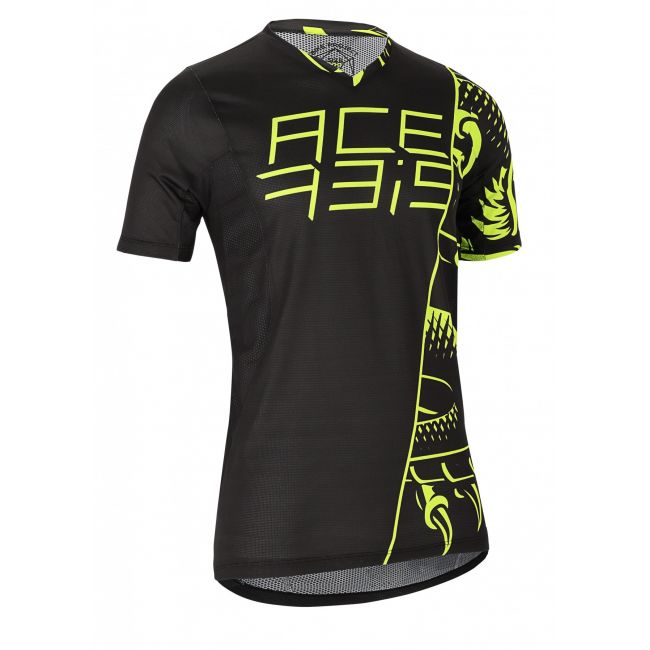 Tricou MTB Acerbis Combat Black Yellow