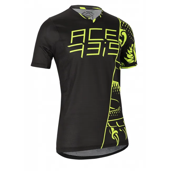 Tricou MTB Acerbis Combat Black Yellow