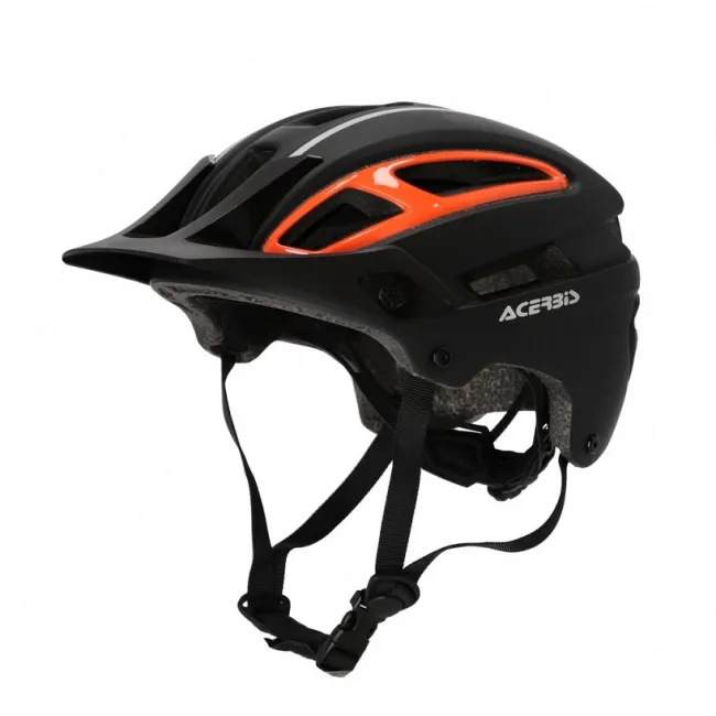 Casca MTB Acerbis DoubleP Black Orange