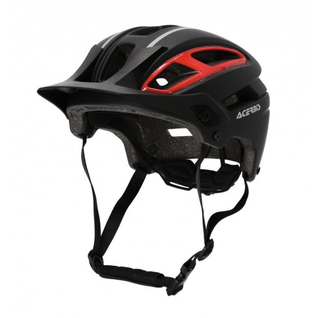 Casca MTB Acerbis DoubleP Black Red