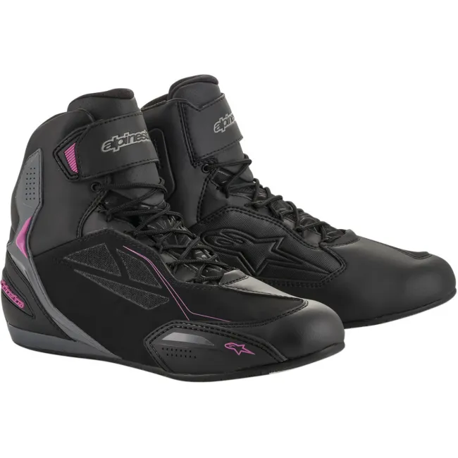 Ghete dama Alpinestars Stella Faster-3 Rideknit Grey Pink