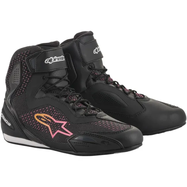 Ghete dama Alpinestars Stella Faster-3 Rideknit Yellow Pink