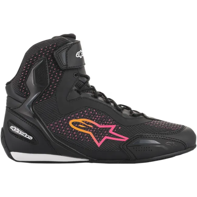 Ghete dama Alpinestars Stella Faster-3 Rideknit Yellow Pink