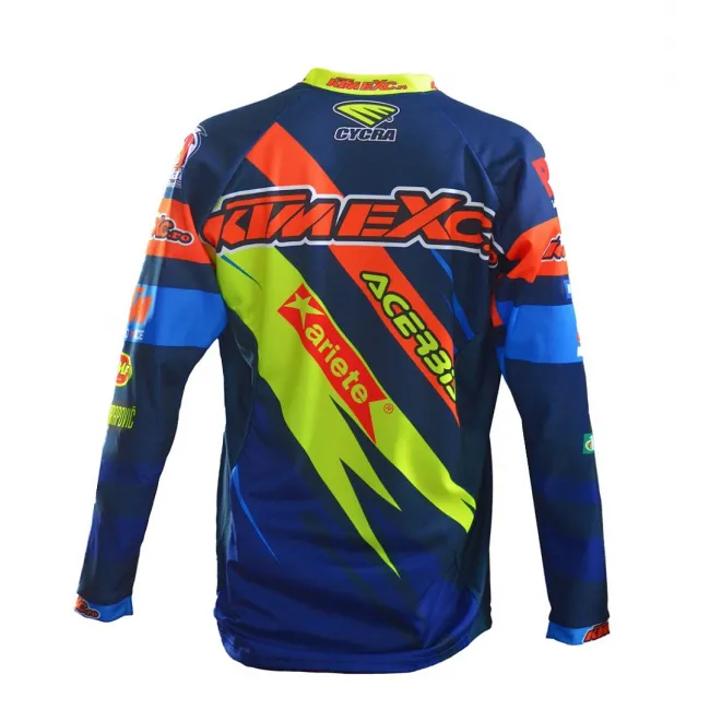 Tricou KTMEXC.RO Blue Yellow Orange