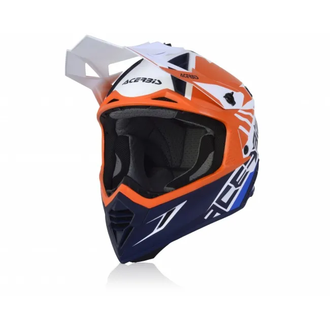 Casca Acerbis X-Track Orange Blue