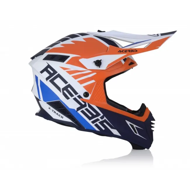 Casca Acerbis X-Track Orange Blue