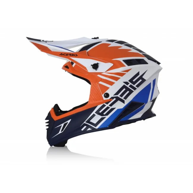 Casca Acerbis X-Track Orange Blue