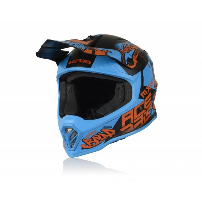 Casca copii Acerbis Steel Blue Red