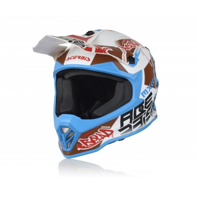 Casca copii Acerbis Steel White Blue