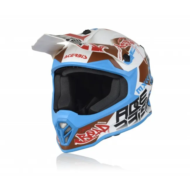 Casca copii Acerbis Steel White Blue
