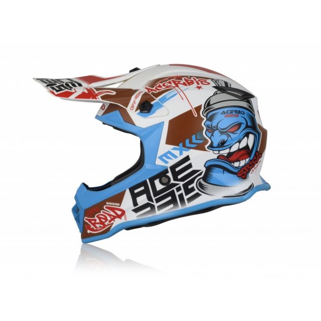 Casca copii Acerbis Steel White Blue