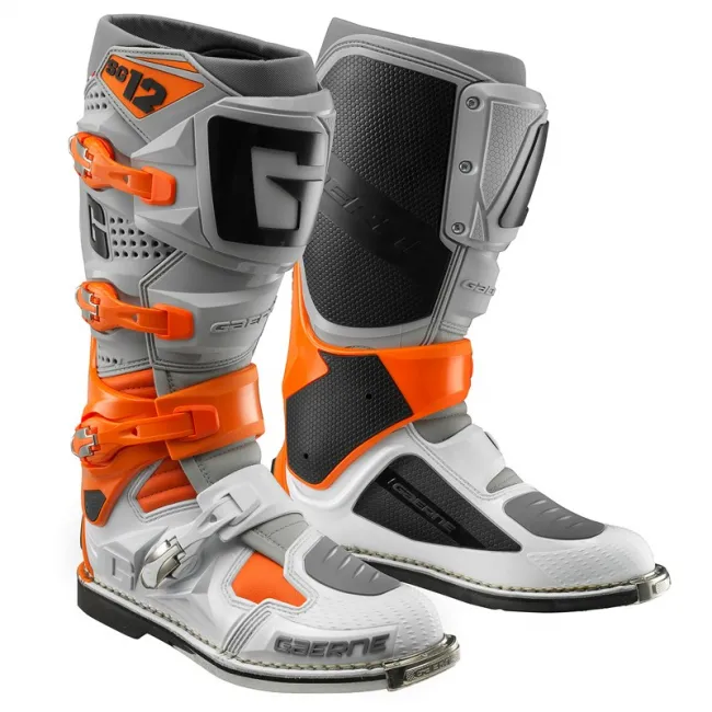 Cizme Gaerne SG12 Grey/Orange/White