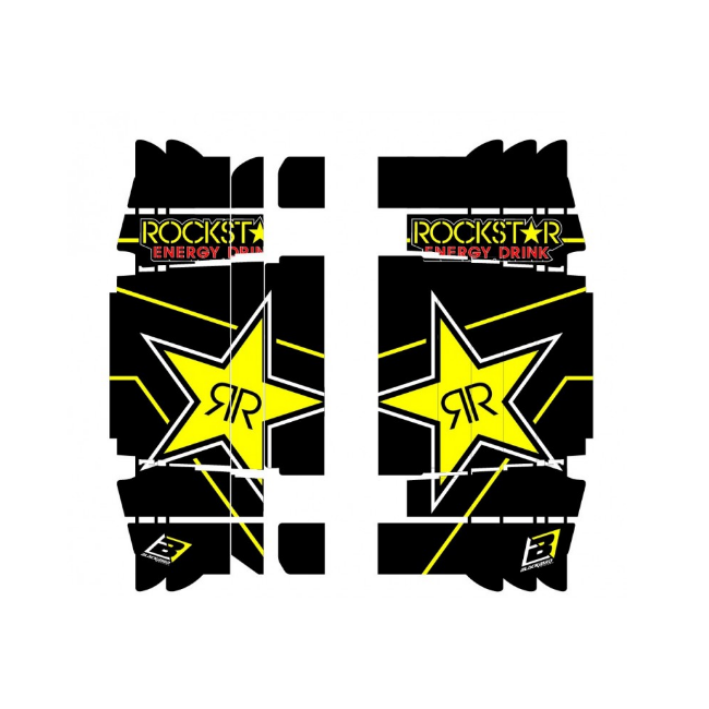 Set stickere grilaj radiator Rockstar KTM 16-17 Blackbird