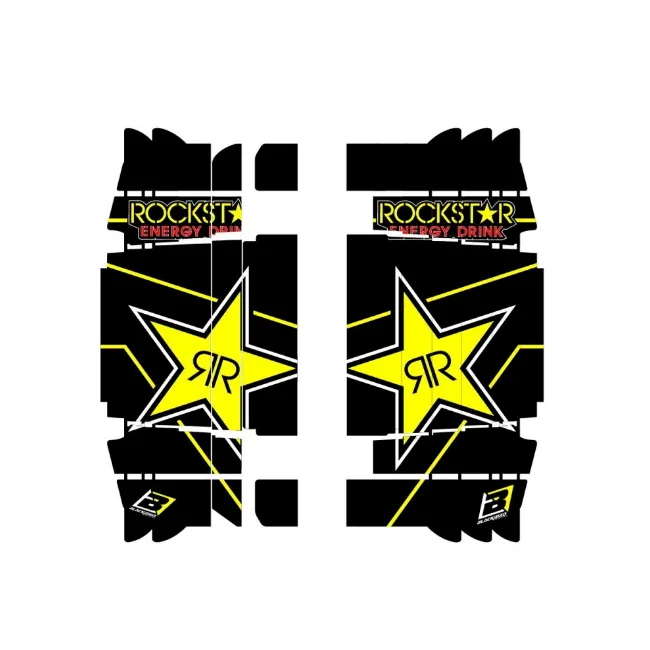 Set stickere grilaj radiator Rockstar KTM 16-17 Blackbird