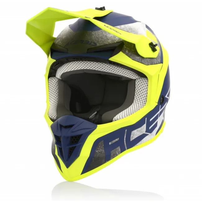 Casca Acerbis Linear Yellow Blue