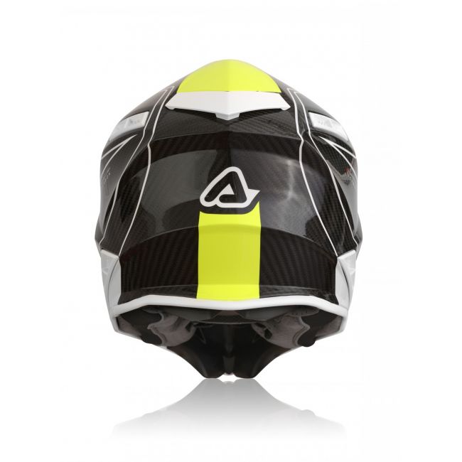 Casca Acerbis Steel Carbon White Yellow