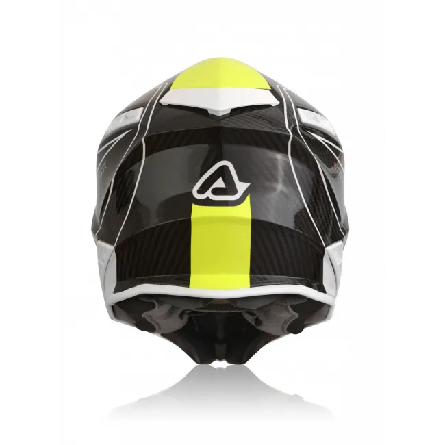 Casca Acerbis Steel Carbon White Yellow